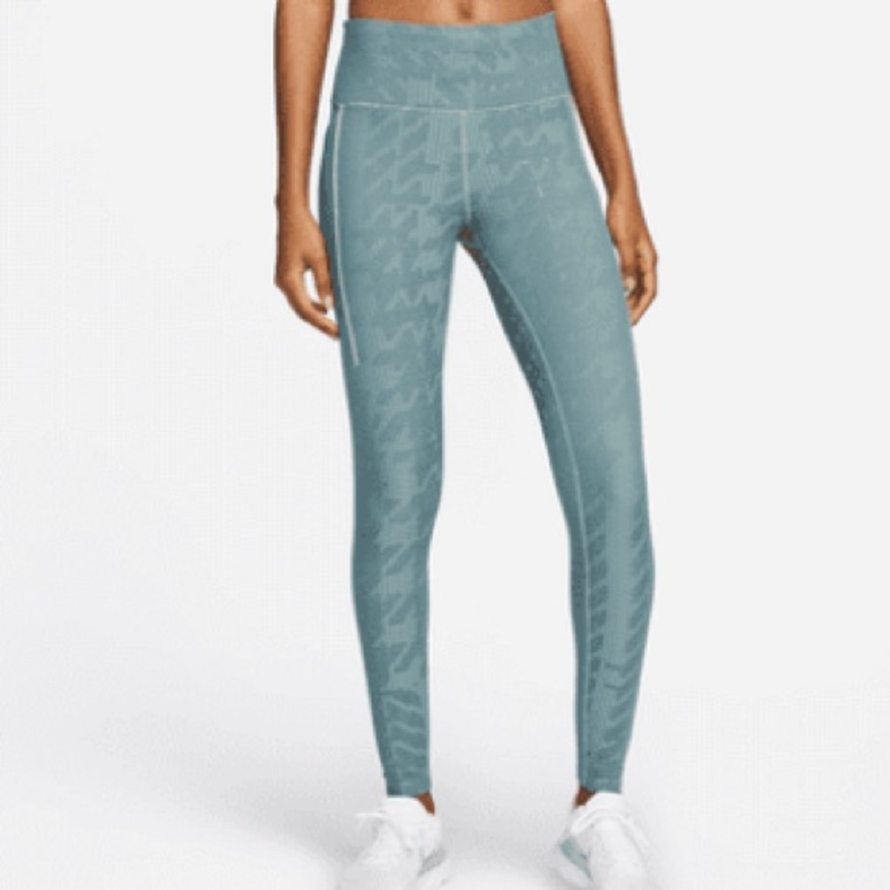 Nike Dri-FIT ADV Epic Luxe Fleece lined Running Leggings w Pockets Size M (8-10)
